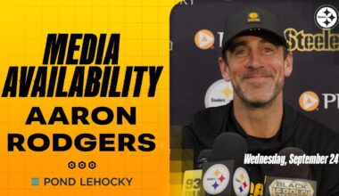 Aaron Rodgers Media Availability (Sept. 24) | Pittsburgh Steelers
