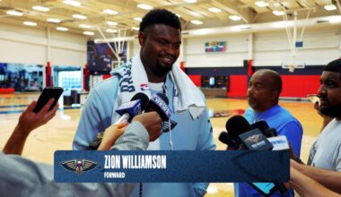 Zion Williamson on first practice | Pelicans Training Camp 2025
