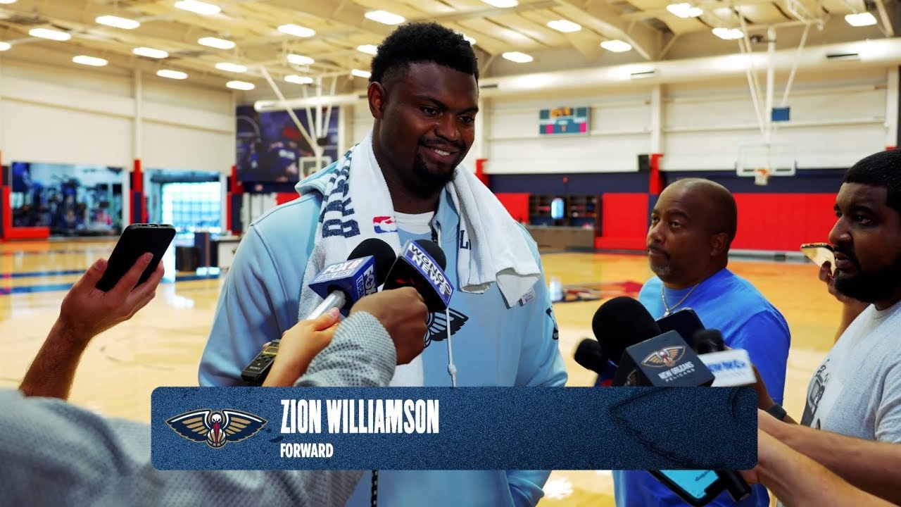 Zion Williamson on first practice | Pelicans Training Camp 2025