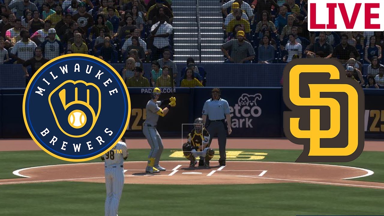 🔴LIVE 🔴Milwaukee Brewers VS San Diego Padres /September 24/ Baseball envivo /MLB THE SHOW 25