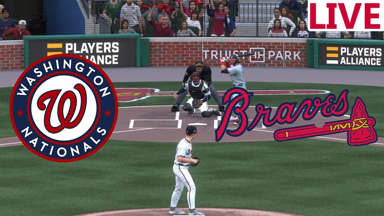 🔴LIVE 🔴Washington Nationals VS Atlanta Braves  /September 24/ /MLB THE SHOW 25