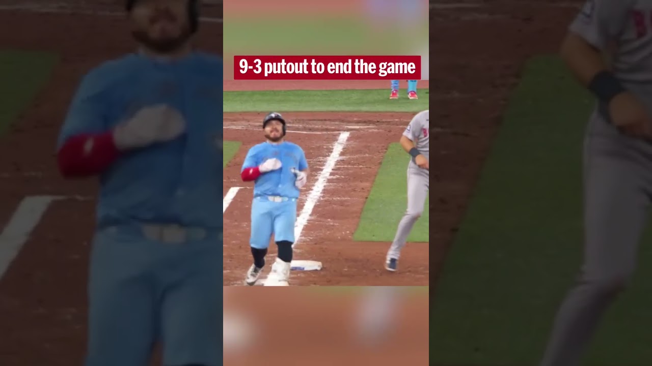 Not your typical game-ending putout 😳