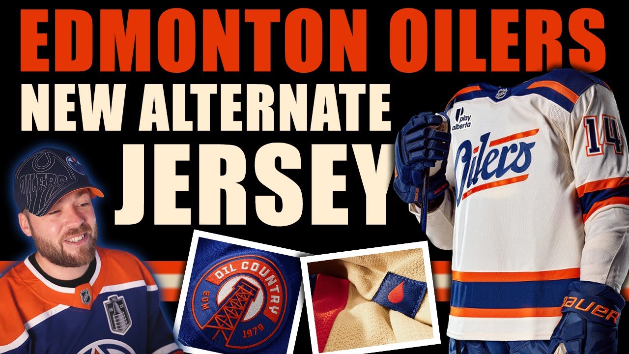 NHL Edmonton Oilers NEW Alternate Jersey!