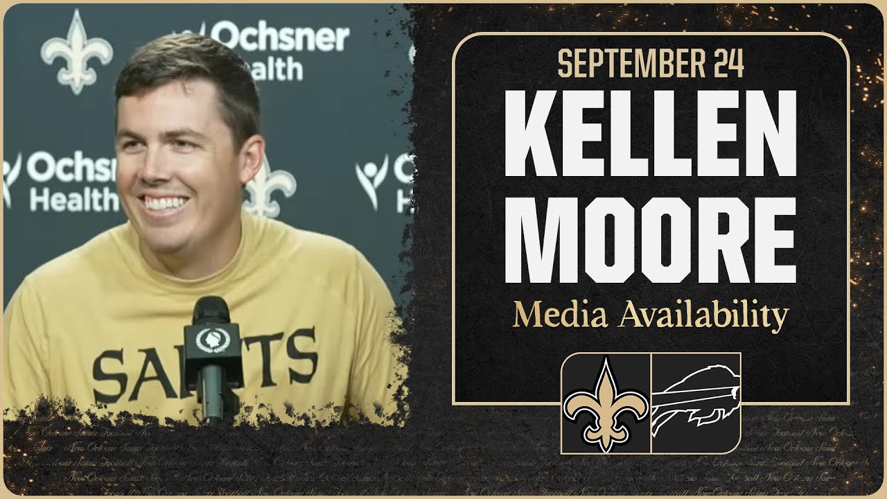 Kellen Moore on Saints Roster ahead of Week 4 at Bills | New Orleans Saints