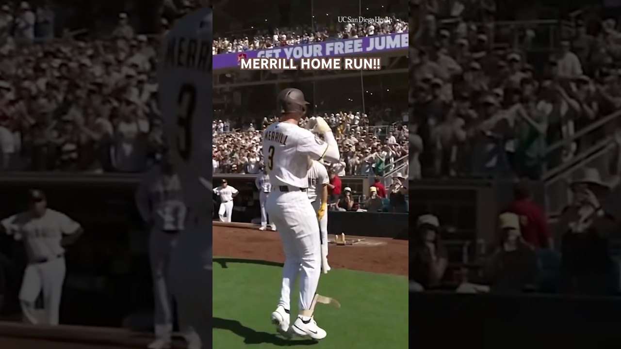 Action Jackson 🫶 #MLB #HomeRun #JacksonMerrill #SanDiego #Padres