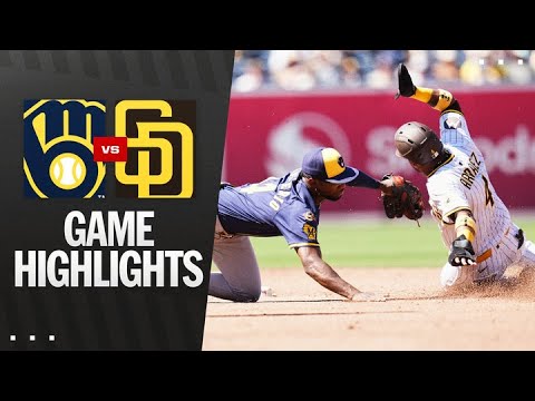Brewers vs. Padres Game Highlights (9/24/25) | MLB Highlights