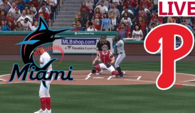 🔴LIVE 🔴Miami Marlins VS Philadelphia Phillies/ September 24 / Baseball  TV/MLB THE SHOW 25