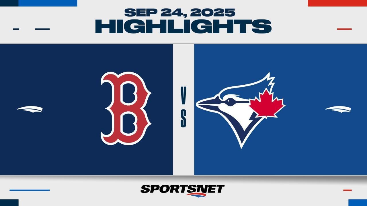 MLB Highlights | Red Sox vs. Blue Jays - September 24, 2025