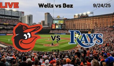 Baltimore Orioles vs Tampa Bay Rays | LIVE! Play-by-Play & Commentary | 9/24/25 | Game #158