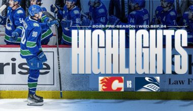 HIGHLIGHTS | Canucks vs. Kraken 09.24.25