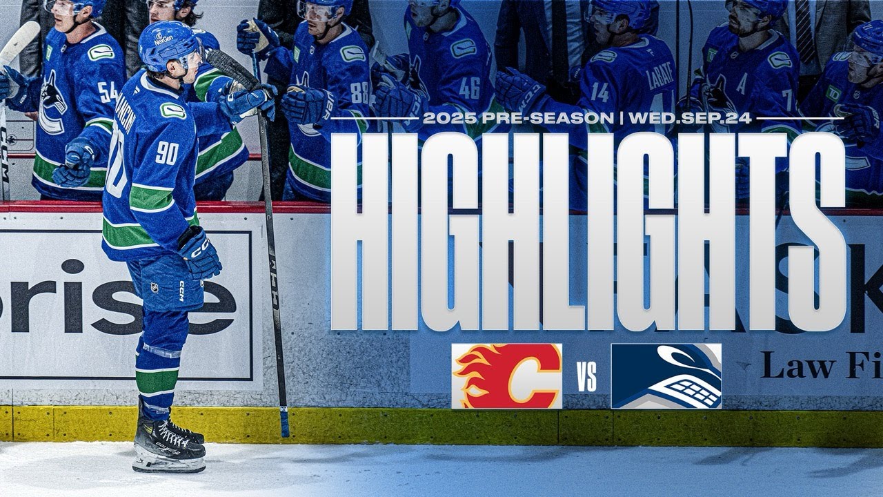 HIGHLIGHTS | Canucks vs. Kraken 09.24.25