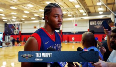 Trey Murphy III on vibes in practice | Pelicans Training Camp 2025