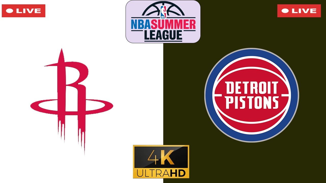 Detroit Pistons vs Houston Rockets LIVE ON ESPN 4K NBA2K26 Summer League NBA LIVE NBA TODAY