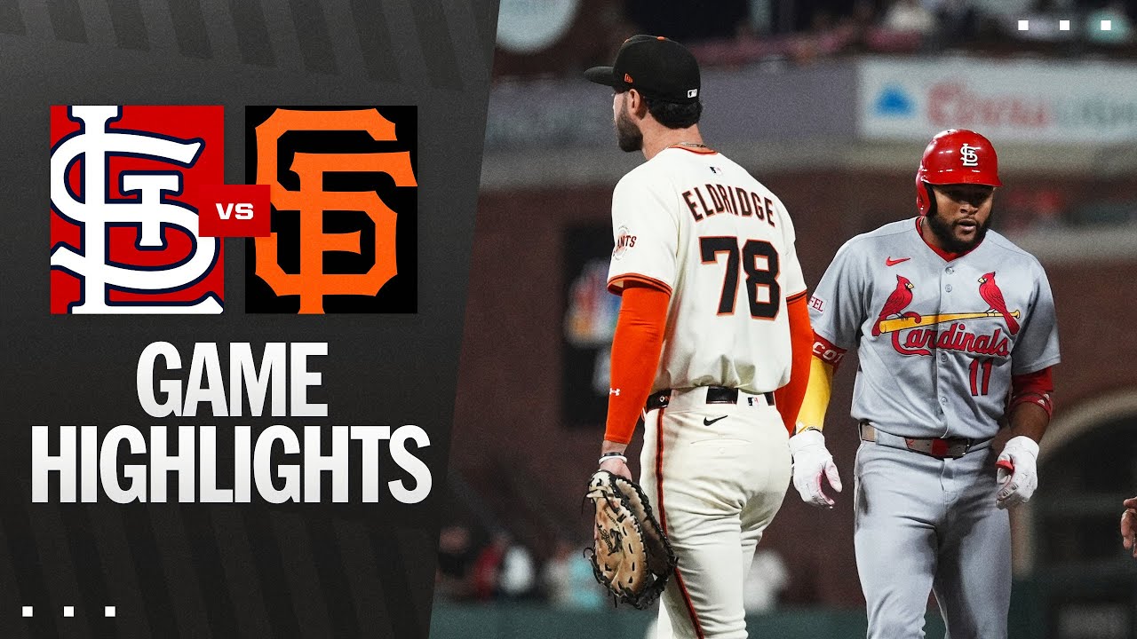 Cardinals vs. Giants Game Highlights (9/24/25) | MLB Highlights