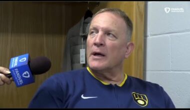 Pat Murphy sounds off on Brewers 1-game to clinch MLB best record, beat Padres 3-1 to avoid sweep