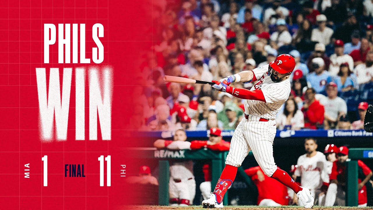Marlins vs. Phillies Game Highlights (9/24/25) | MLB Highlights