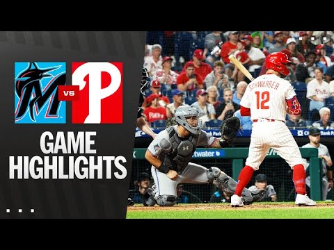 Marlins vs. Phillies Game Highlights (9/24/25) | MLB Highlights