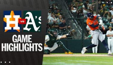 Astros vs. A's Game Highlights (9/24/25) | MLB Highlights