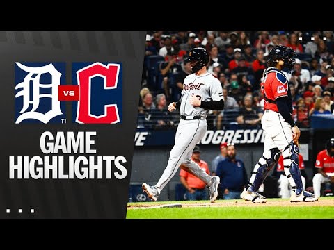 Tigers vs. Guardians Game Highlights (9/24/25) | MLB Highlights