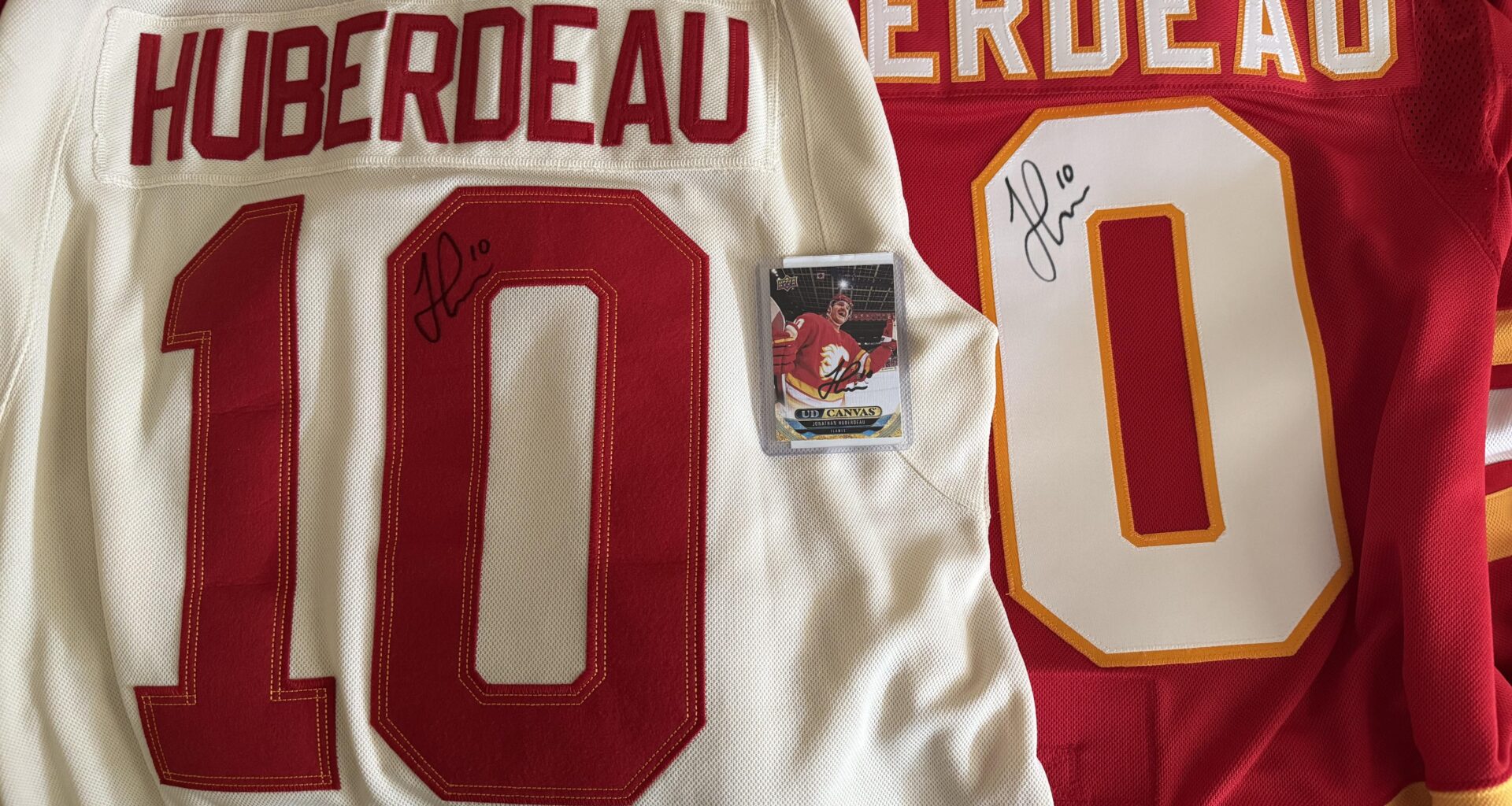 Met Huberdeau today