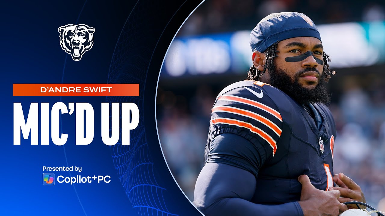 D'Andre Swift | Mic'd Up | Chicago Bears