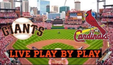 St. Louis Cardinals vs. San Francisco Giants Baseball Live Stream