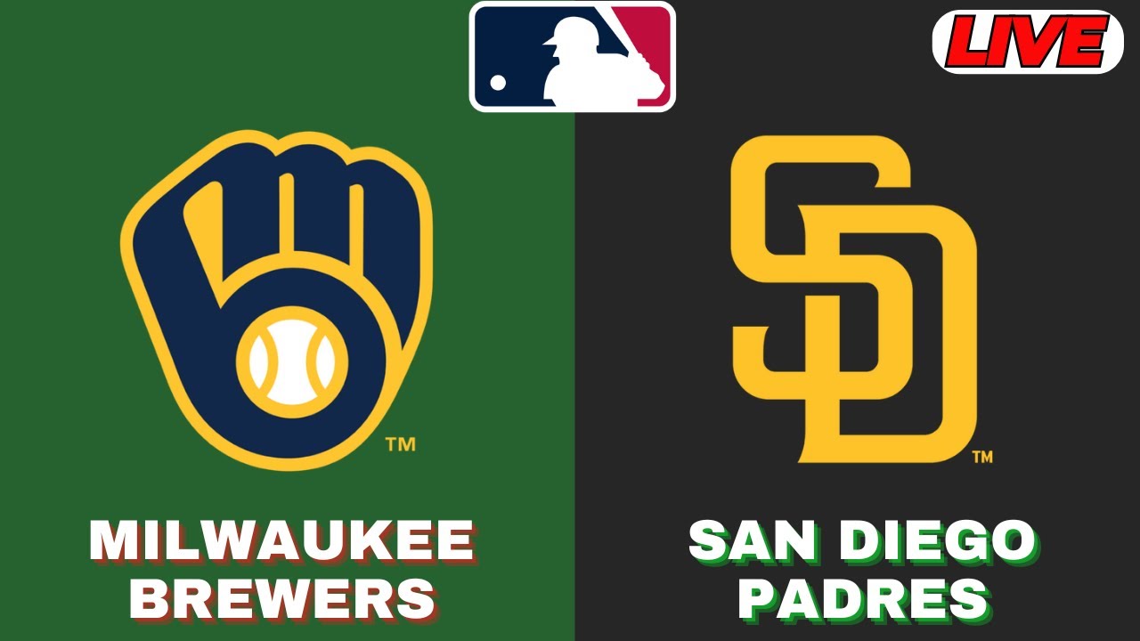 🔴LIVE : Milwaukee Brewers Vs San Diego Padres | MLB 2025 | MLB Live Baseball Score