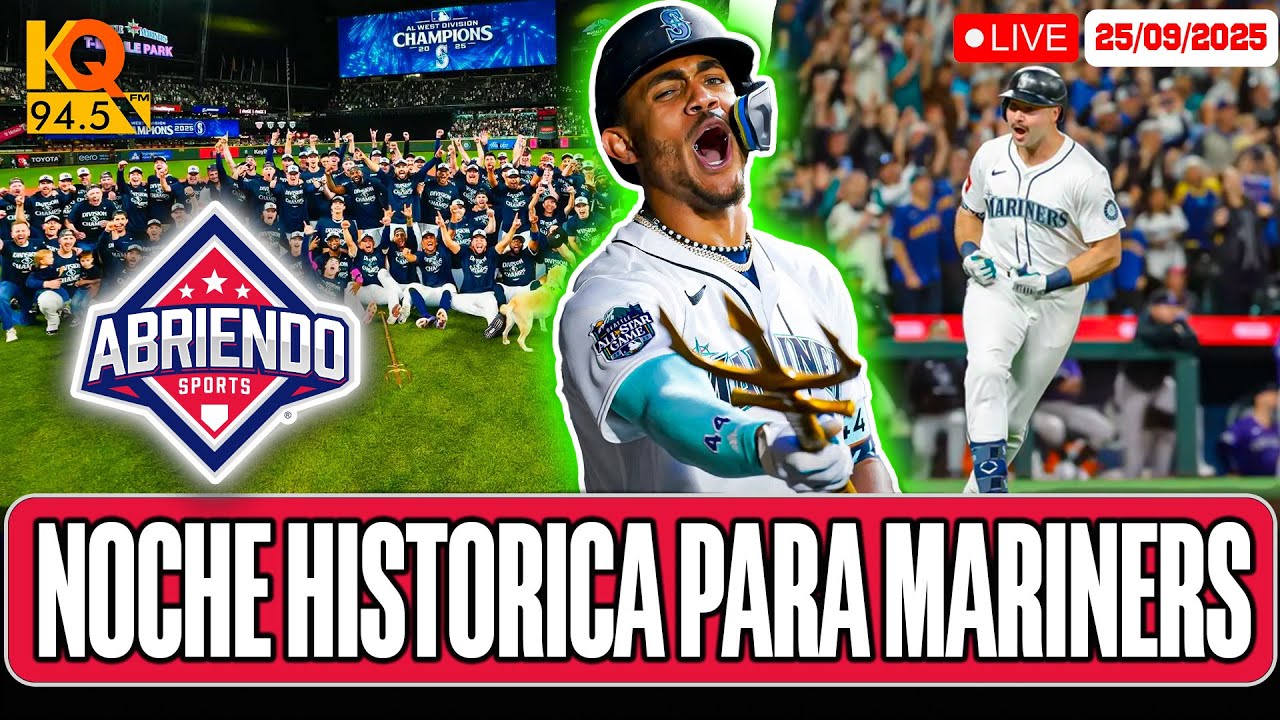 🔴EN VIVO: SEATTLE MARINERS GANAN DIVISION DESPUES DE 24 AÑOS + CAL RALEIGH PEGA HR 60 🔥