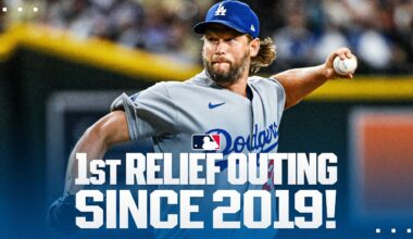 FULL INNING: Clayton Kershaw makes 1st regular season relief appearance since 2019! 🤩