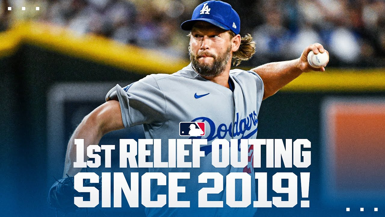 FULL INNING: Clayton Kershaw makes 1st regular season relief appearance since 2019! 🤩