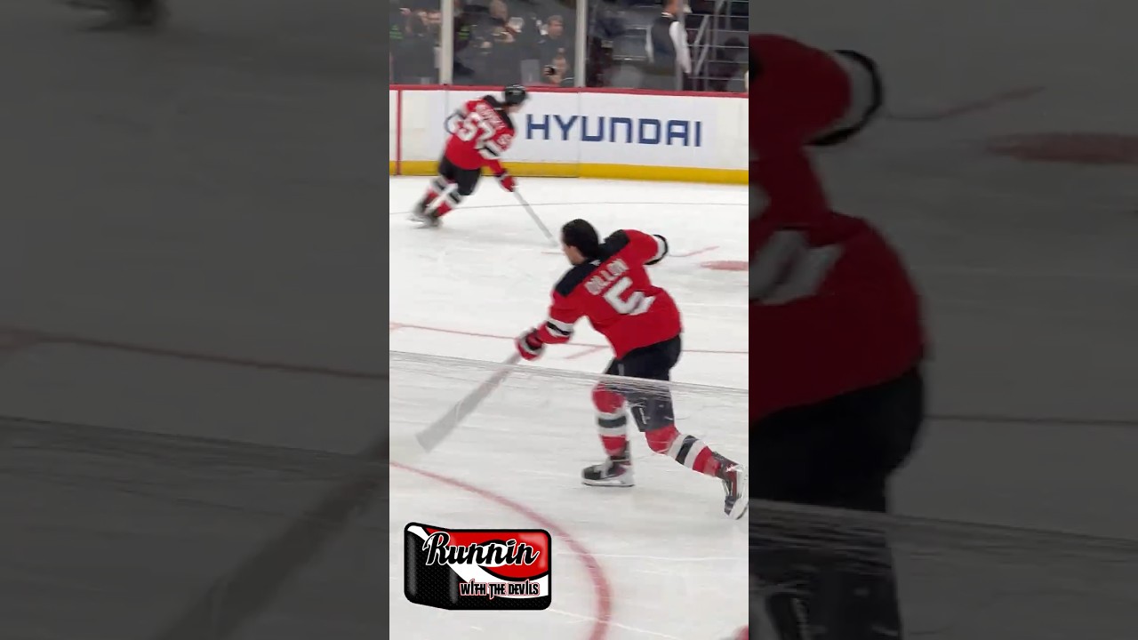 NJ Devils Brenden Dillon Warmups #njdevils #shorts #shortsvideo #shortvideo #short
