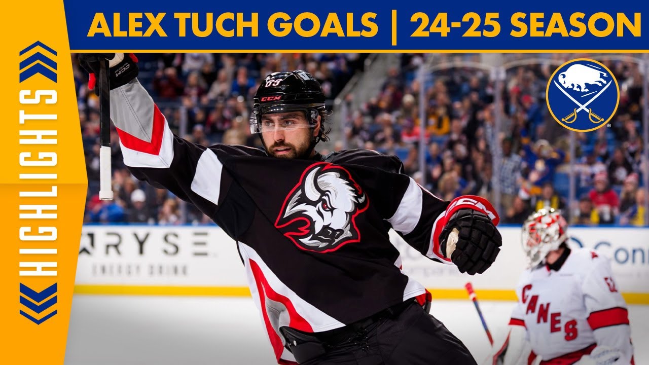 Watch All Of Alex Tuch's 36 Goals From The 2024-25 Buffalo Sabres Season | Goal Highlights