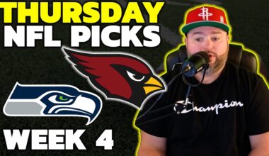 Seahawks vs Cardinals Picks - NFL Week 4 Thursday Night Football with Kyle Kirms