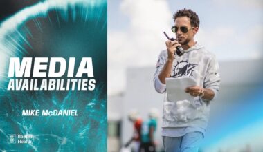 Coach McDaniel meets with the media | Miami Dolphins