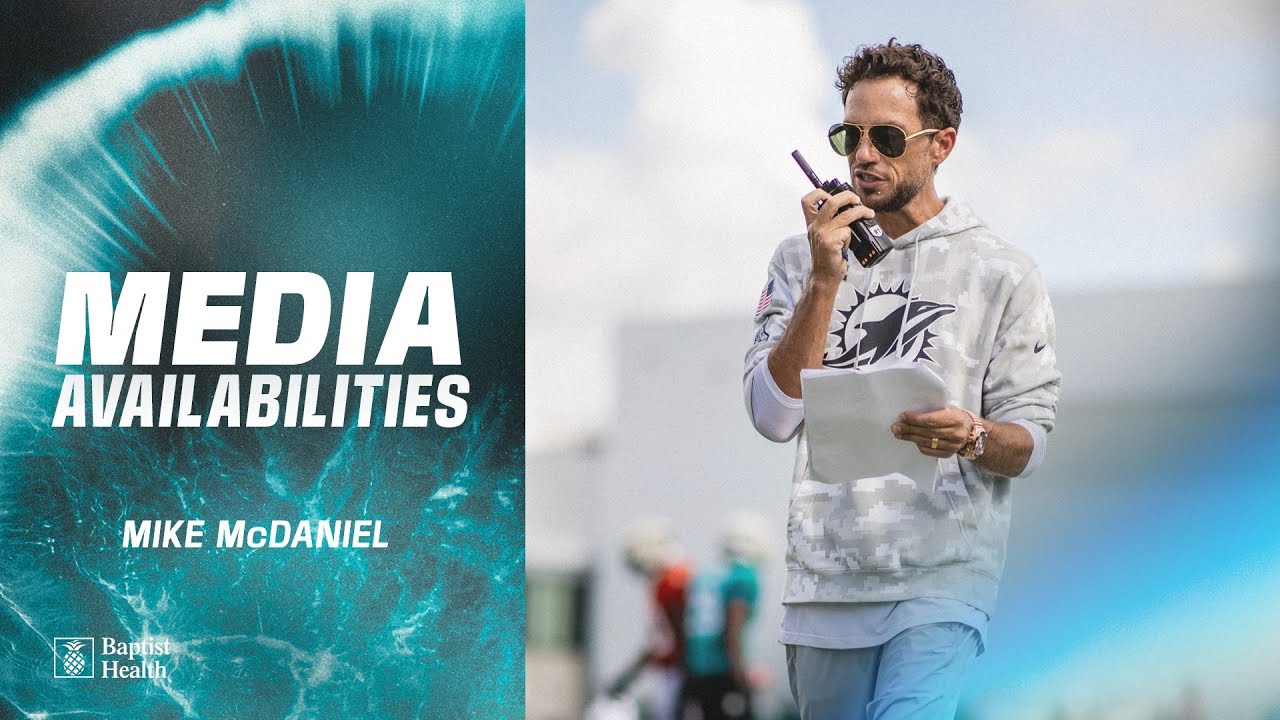 Coach McDaniel meets with the media | Miami Dolphins