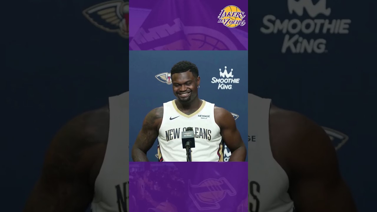 Media Day New Orleans Pelicans - Zion comentando sobre os novos companheiros.