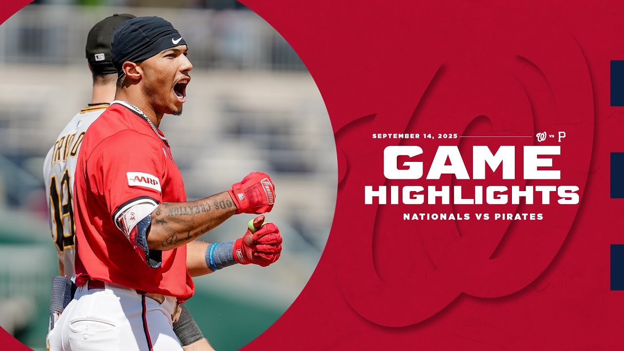Pirates vs. Nationals Highlights (9/14/25) | MLB Highlights