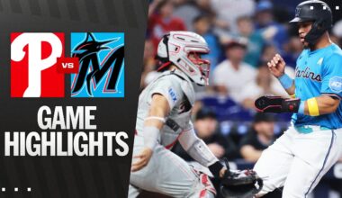 Phillies vs. Marlins Game Highlights (9/7/25) | MLB Highlights
