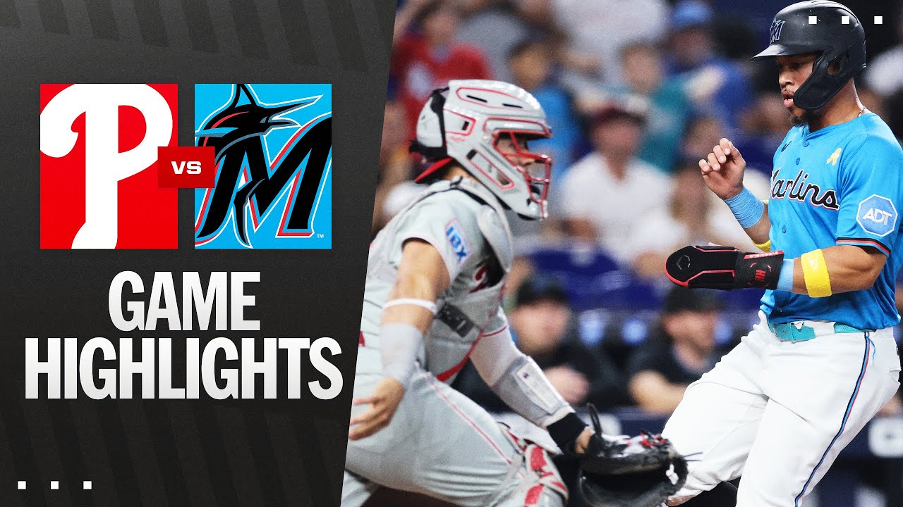 Phillies vs. Marlins Game Highlights (9/7/25) | MLB Highlights