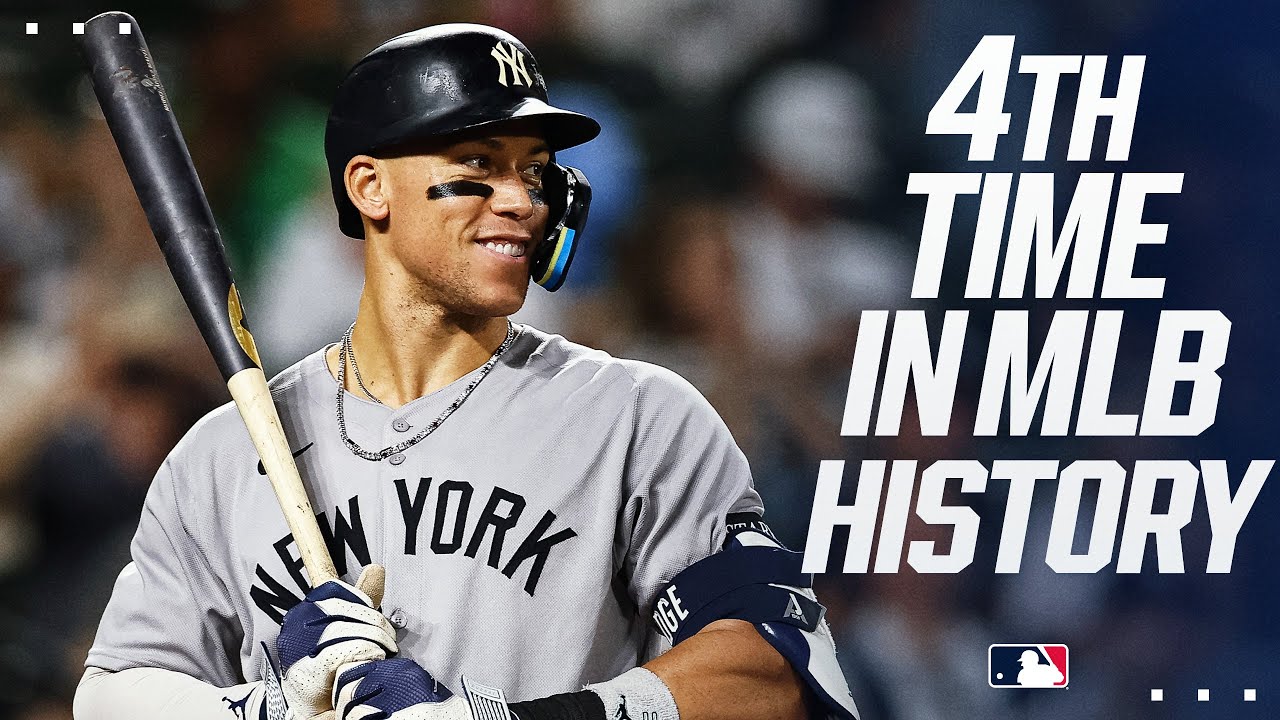 Aaron Judge reaches 50 homers for the FOURTH time in his career 🐐 (Joins Ruth, McGwire, Sosa!!)