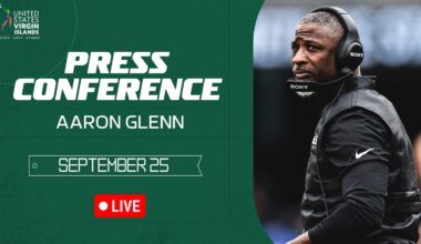 Aaron Glenn Press Conference (9/25) | New York Jets