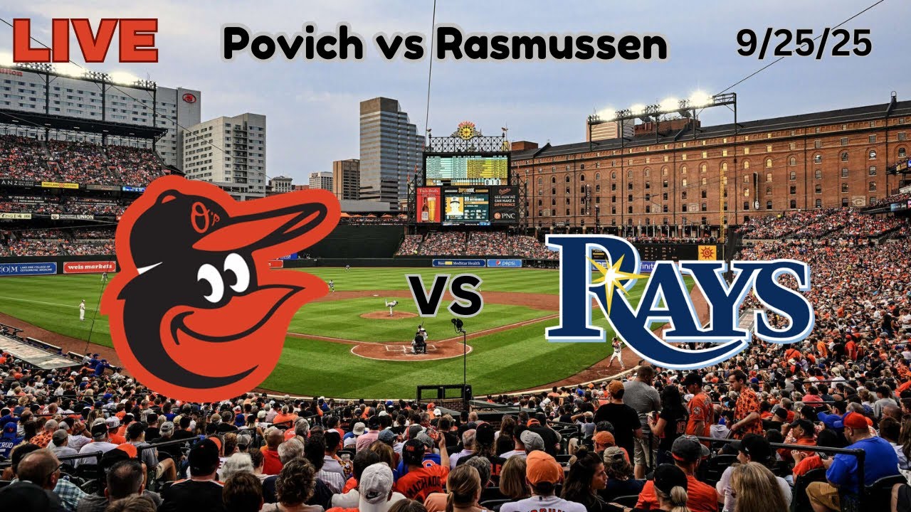 Baltimore Orioles vs Tampa Bay Rays | LIVE! Play-by-Play & Commentary | 9/25/25 | Game #159