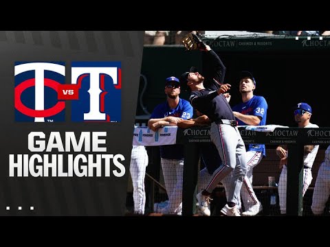 Twins vs. Rangers Game Highlights (9/25/25) | MLB Highlights