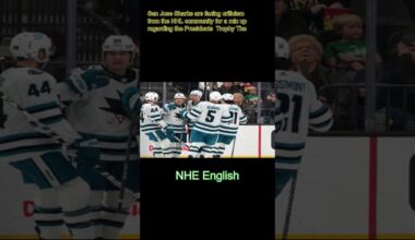 San Jose Sharks Face NHL Community’s Jibes Over Presidents’ Trophy Mix