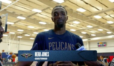Herb Jones on Jordan Poole, Camp Energy | Pelicans Training Camp 2025