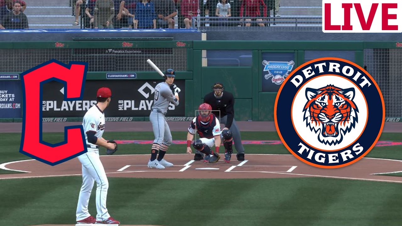 🔴LIVE 🔴Cleveland Guardians VS Detroit Tigers/ September 25 /MLB THE SHOW 25