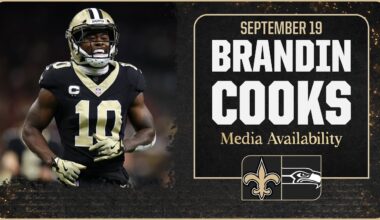 Brandin Cooks on WR room, playing in Seattle | New Orleans Saints
