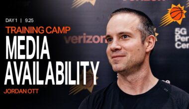 Head Coach Jordan Ott Media Availability | Phoenix Suns Training Camp Day 1