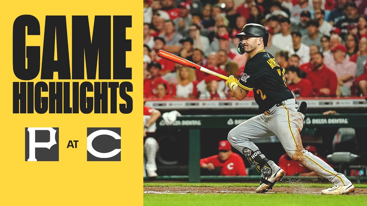 Pirates win it in extra innings in Cincinnati | Pirates at Reds Game Highlights (9/24/25)
