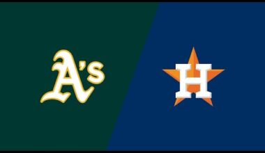 Houston Astros Vs Oakland Athletics Live Play BY Play Reaction